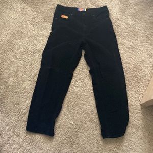 Empyre Loose Fit Black Corduroy Skate Pants